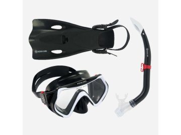 Dětský šnorchlovací set Aqualung Sport HERO SN, BLACK/WHITE