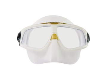 Aqualung potápěčské brýle  SPHERA X WHITE/GOLD, zrcadlový zorník