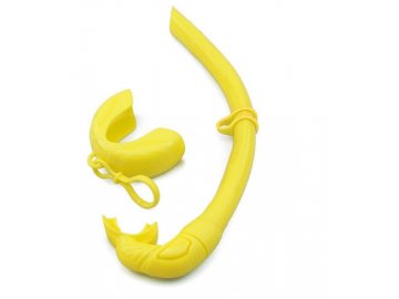 JTLine šnorchl skládací – silikon, žlutá