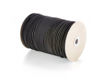 Gumicuk 4 mm JTLine, metráž, černý