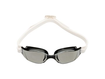 Plavecké brýle Aqua Sphere plavecké brýle XCEED SILVER TITANIUM MIRROR stříbrný titanově zrcadlový zorník - černá/bílá