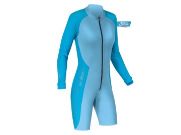 Unisex oblek Camaro SHORTY lycra UV, světle modrý