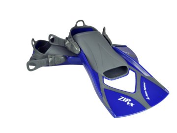 Páskové ploutve Aqua sphere ploutve ZIP FIN VX, modrá/šedá