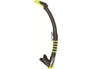 Aqualung šnorchl ZEPHYR FLEX P.V. silikon černý - hot lime