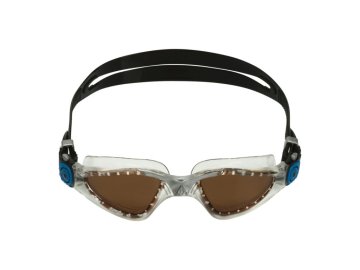 Plavecké brýle Aqua Sphere KAYENNE BROWN POLARIZED LENS hnědý polarizační zorník AKCE - transparentní/stříbrná/petrol