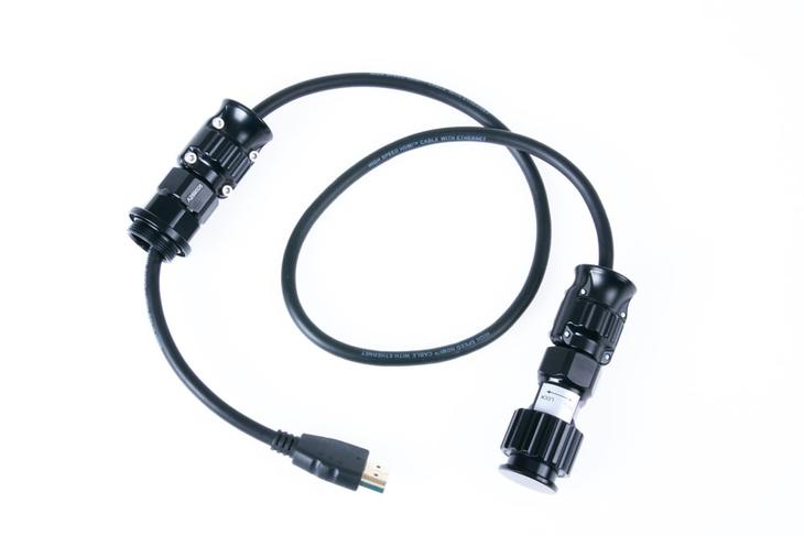 Nauticam HDMI (A-D) cable in 750mm length (for connection from monitor housing to HDMI bulkhead)
