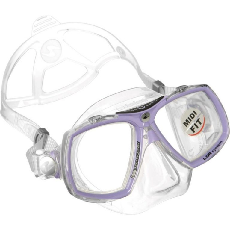 Aqualung - Technisub Potápěčská maska Aqualung Technisub LOOK2 MIDI transparentní silikon, lavender 110490