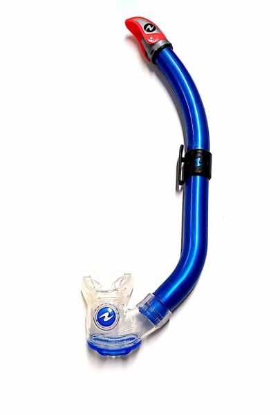 Aqualung - Technisub Technisub šnorchl BURAN P.V. silikon transparent - modrá metalíza