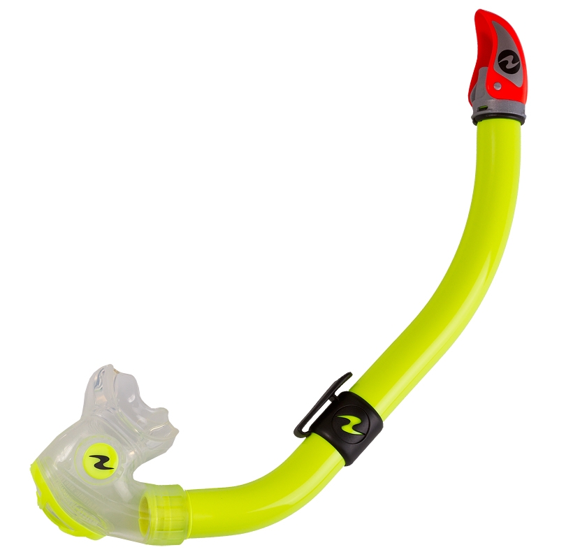 Aqualung - Technisub Technisub šnorchl BURAN P.V. silikon transparent - lime