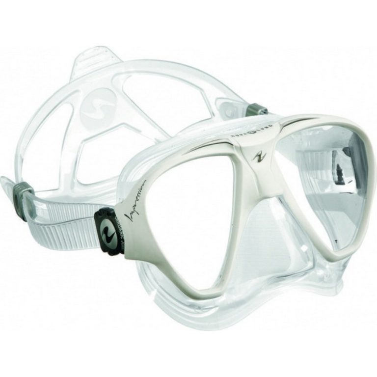 Levně Aqualung - Technisub Potápěčská maska Aqualung Technisub IMPRESSION bílá (White Arctic), transparentní silikon 112050