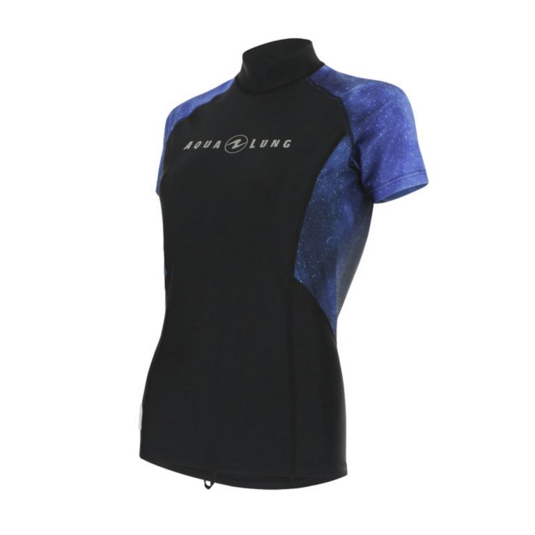 Levně Dámské tričko Aqualung RASHGUARD, GALACTIC BLUE