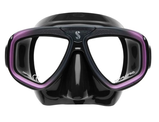 Potápěčská maska Scubapro ZOOM EVO silikon černý, černá/fialová 24157009