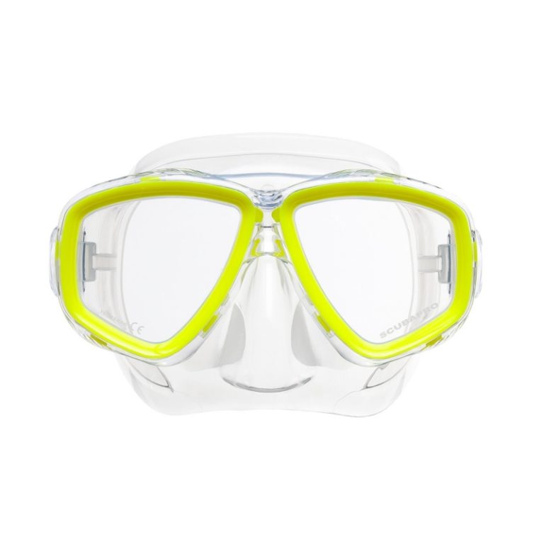 Potápěčská maska Scubapro ECCO MASK silikon transparent, žlutá 24228500