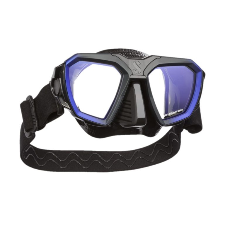 Potápěčská maska Scubapro D-MASK silikon černý, modrá Velikost: M 24250300