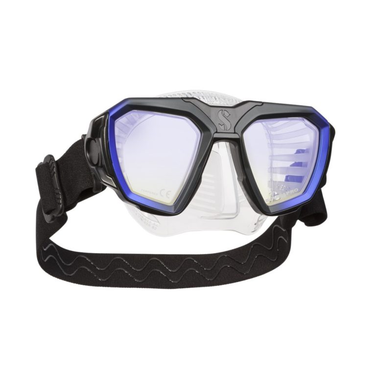 Potápěčská maska Scubapro D-MASK silikon transparent, modrá Velikost: M 24251300