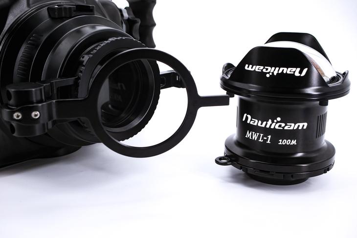 Nauticam Macro to Wide angle Lens 1 (MWL-1) 150 deg. FOV with full rame 60mm macro lens