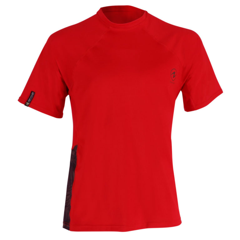 Pánské tričko Aqualung RASHGUARD XSCAPE, červená Velikost: XXXL CL26806323XL