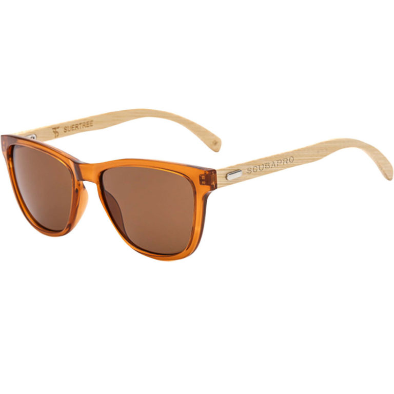 Sluneční brýle Scubapro BAMBOO SUNGLASSES, hnědá 51092003