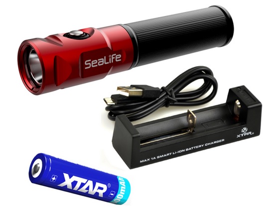 Levně Svítilna SeaLife SEADRAGON MINI 900 LIGHT & POWER KIT 35500091