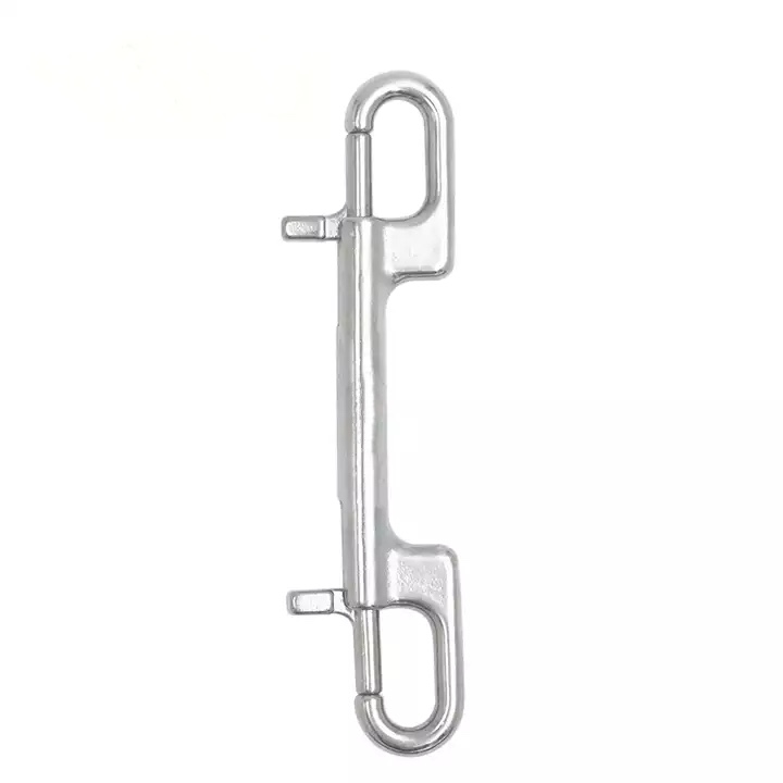 JTLine Dvojitá karabina JTLine, nerez, 120mm JTL-6255