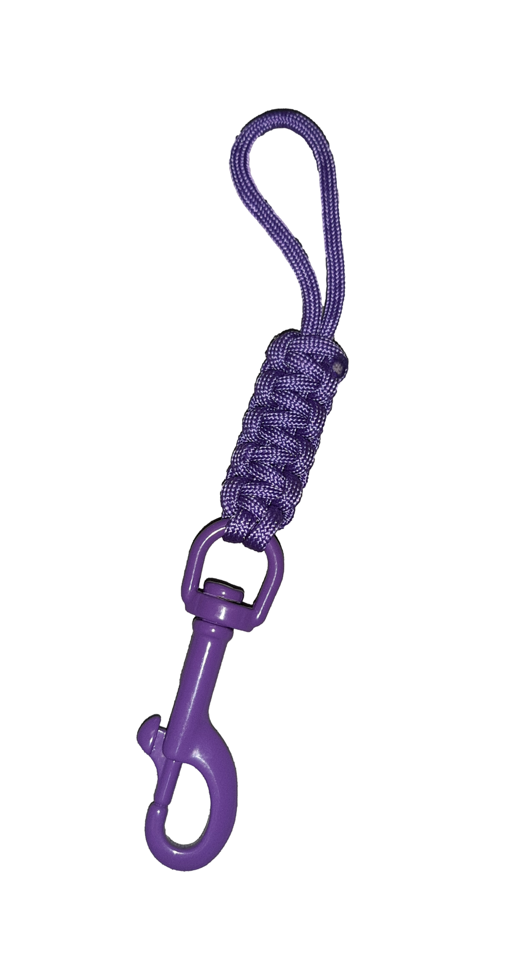 Levně JTLine Karabina fialová s fialovou šňůrkou JTLine, 75mm (typ A) JTL-6259V