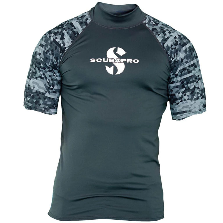 Pánské tričko Scubapro RASHGUARD GRAPHITE UPF50, šedé Velikost: M 65022300