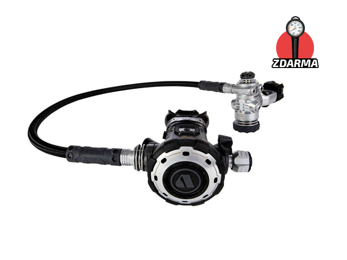 Levně Automatika 1.+2. stupeň Apeks MTX-RC DIN 300 bar, GREY