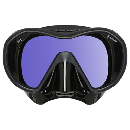 Potápěčská maska Apeks VX1, BLACK, UV CUT