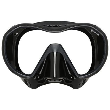 Potápěčská maska Apeks VX1, BLACK, PURE CLEAR MS394111