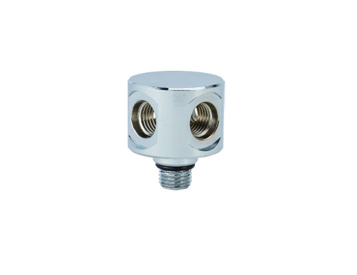 JTLine T-kus 1x W7/16" M - 4x W7/16" F