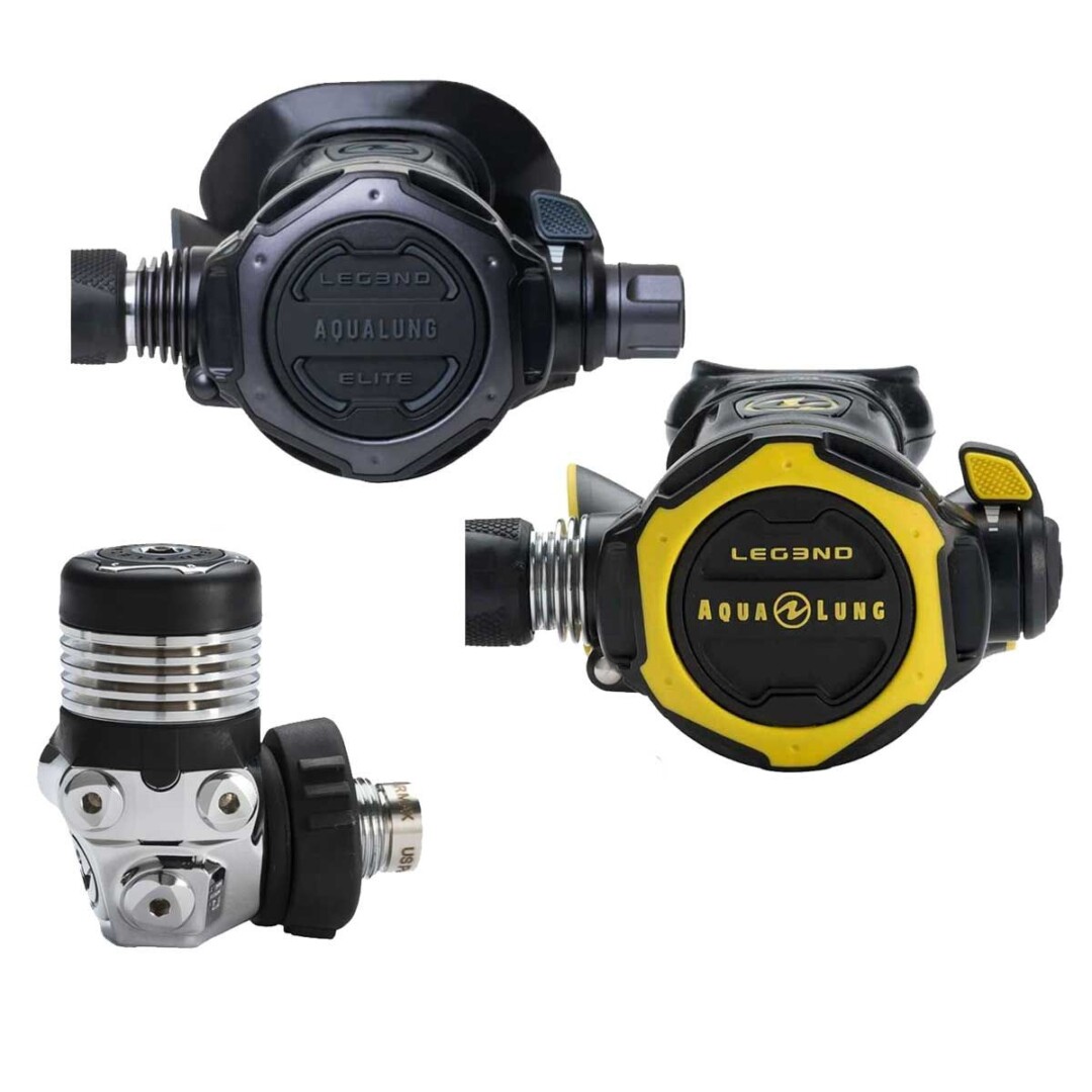 Automatika set Aqualung LEGEND 3 ELITE BLACK EDITION DIN + LEGEND 3 OCTOPUS RQ132118