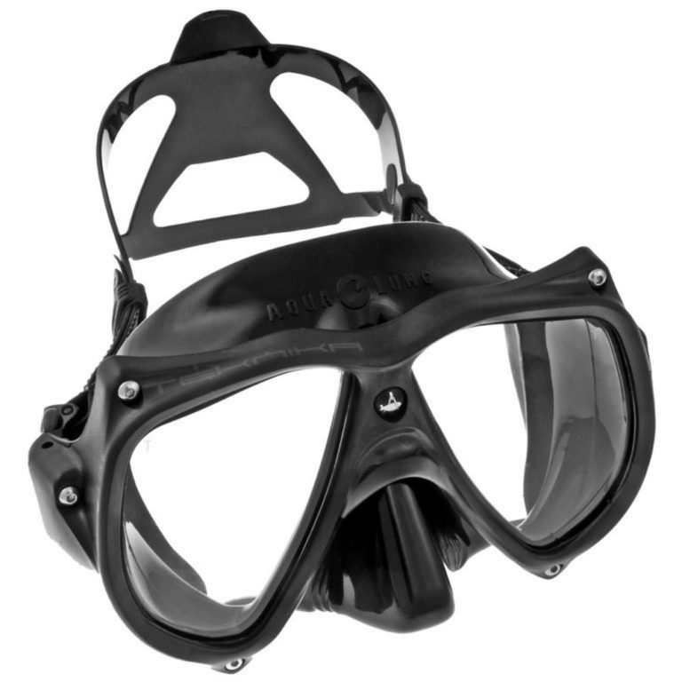 Levně Potápěčská maska Aqualung TEKNIKA silikon černý, černá MS5450101LC