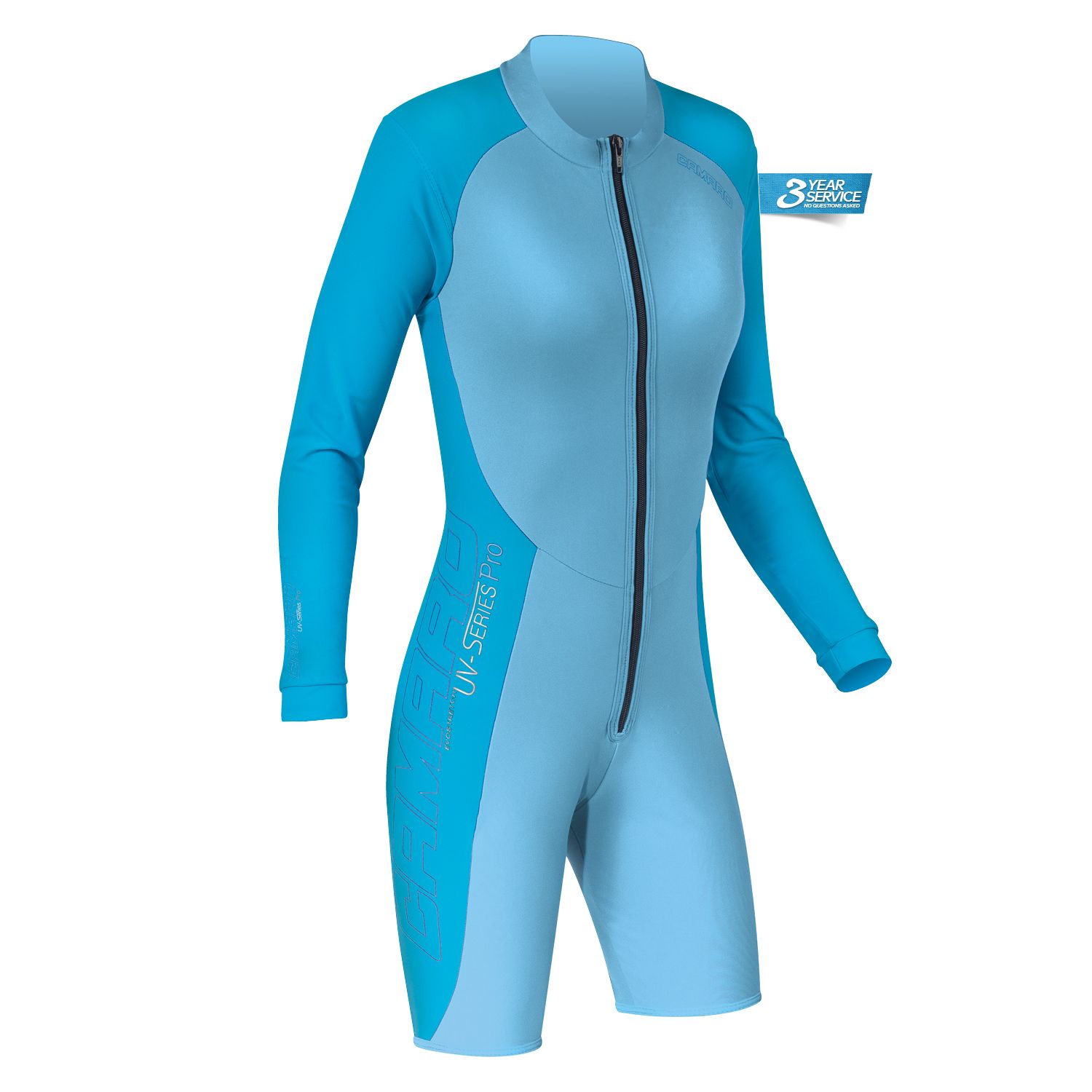 Dámský oblek Camaro SHORTY lycra UV, světle modrý Velikost: XS