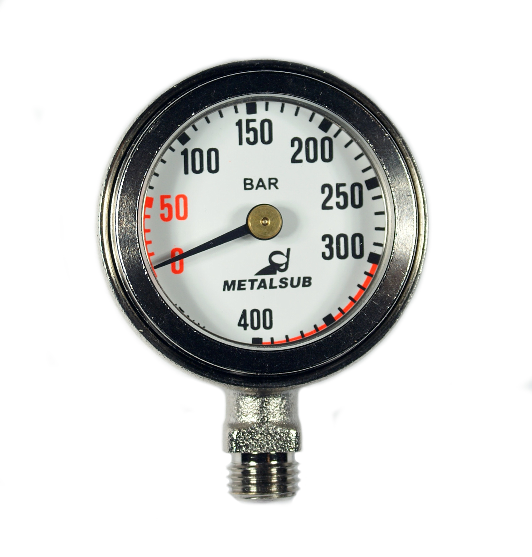 Metalsub manometr 50mm, 400 bar