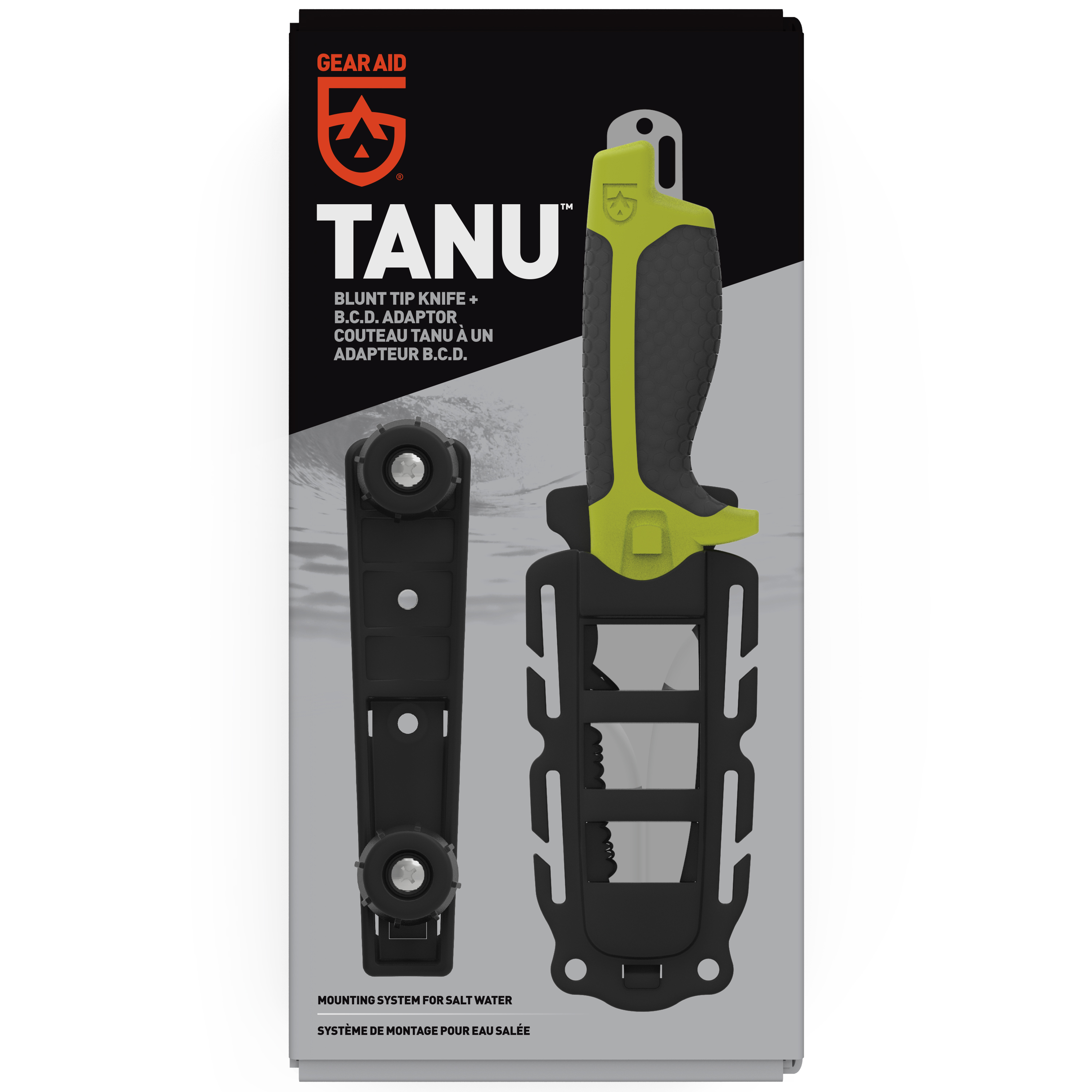 Levně Nůž Gear Aid TANU™ green + B.C.D. adaptér