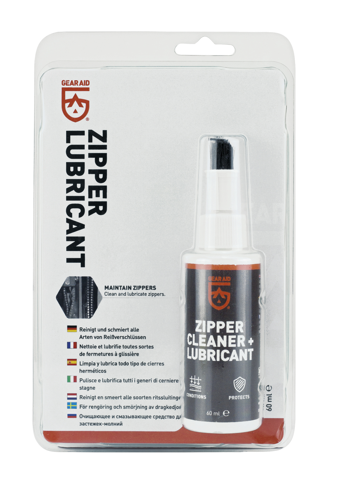 Levně Čistící a mazací přípravek na zdrhovadla Gear Aid ZIPPER lubricant 60ml 29118