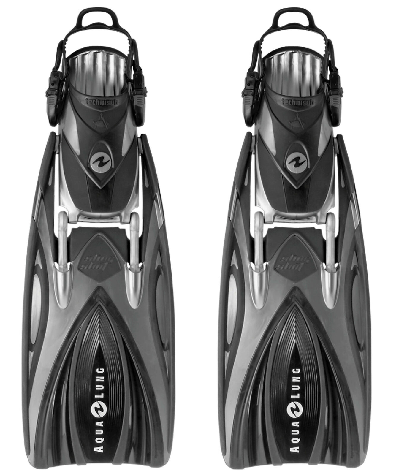 Aqualung Technisub ploutve Slingshot ESBS, Stříbrná Velikost: Regular