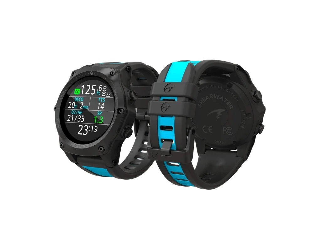 Potápěčský počítač Shearwater TERIC + Swift Combo, modrá