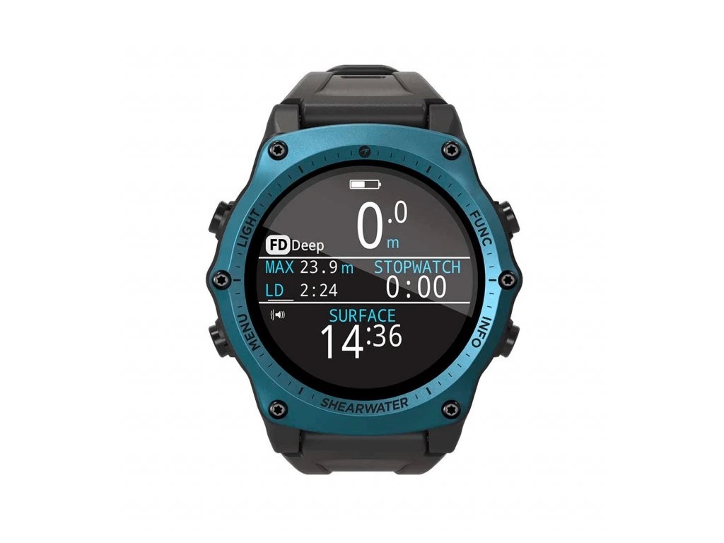 Potápěčský počítač Shearwater TERIC, modrá
