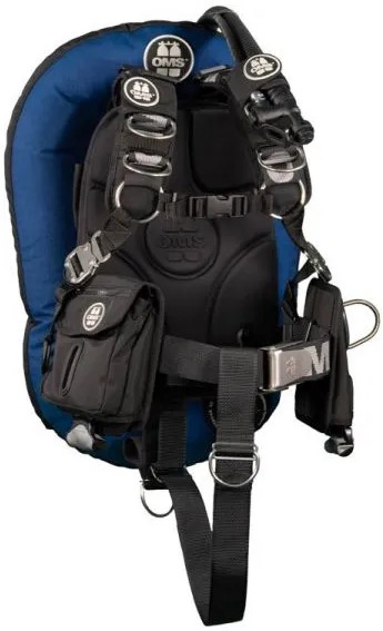 Kompletní křídlo OMS Performance Mono s postrojem Comfort III, modrá Materiál/vztlak: Hliník, 12,5 kg