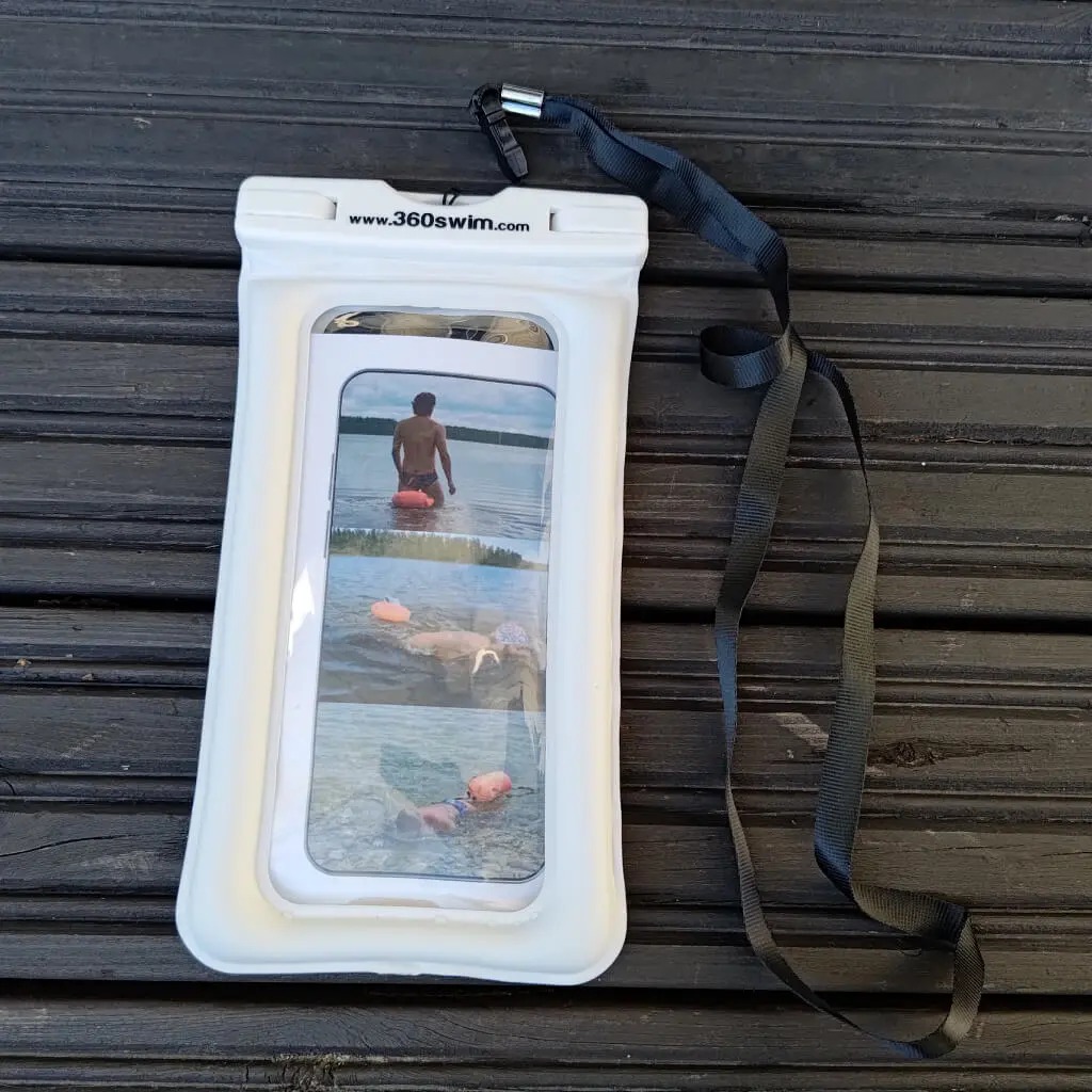 360swim Plovací vodotěsný kryt na mobil 360swim, bílá