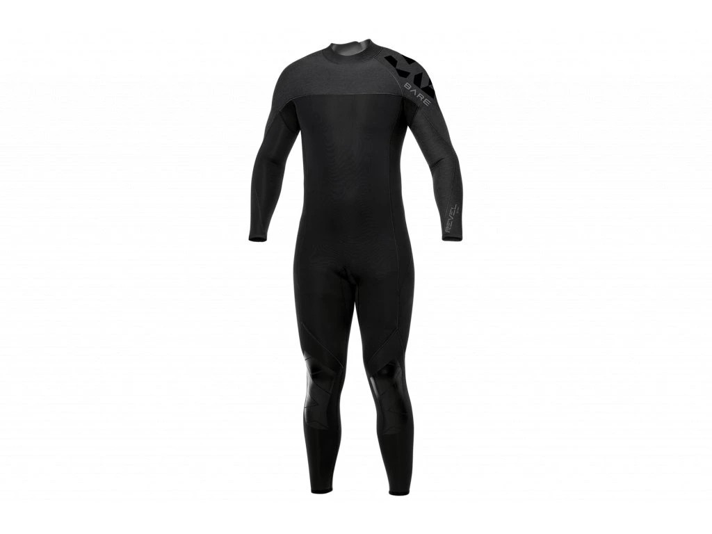 Pánský neoprenový oblek BARE 3/2 mm Revel Full suit, šedá Velikost: XXXL