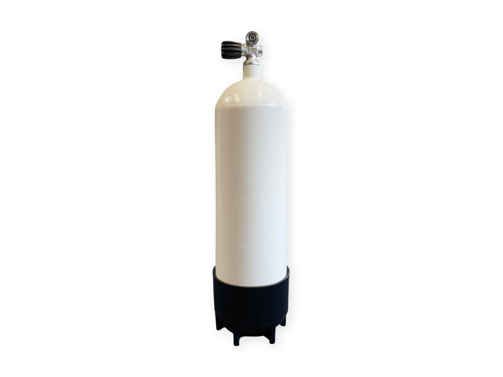 Vítkovice Cylinders Tlaková láhev 5 L, 230 bar, s ventilem a botkou, bílá