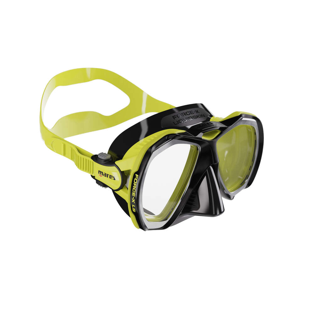 Levně MARES Force-X Liquidskin Black Yellow Fluo