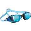 Michael Phelps Aqua Sphere XCEED Blue, titanově zrcadlový zorník, modrá/černá