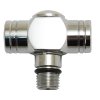 JTLine T-kus W3/8"M - 2xW3/8"F