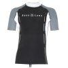 Pánské tričko Aqualung RASHGUARD, černá/šedá