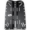 Backplate Tecline hliník (0,85kg), elox černý
