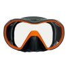Potápěčská maska Apeks VX1 Pure Clear, tmavě šedá/oranžová