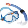 Dětský šnorchlovací a potápěčský set Aqualung Sport COMBO MIX XB + SNORKEL čirý zorník, modrá